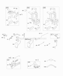 Part Location Diagram of 697735 Briggs and Stratton Gasket-Intake